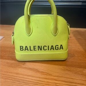Balenciaga Neon Yellow Women's Bag